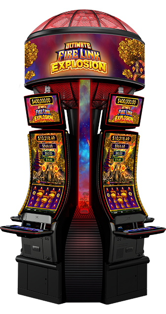 Ultimate Fire Link Power 4 game on Kascada Portrait cabinet bank