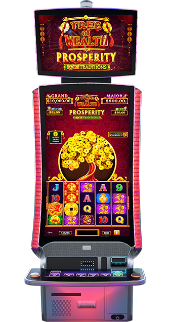 Rich Little Piggies game on Kascada Portrait cabinet