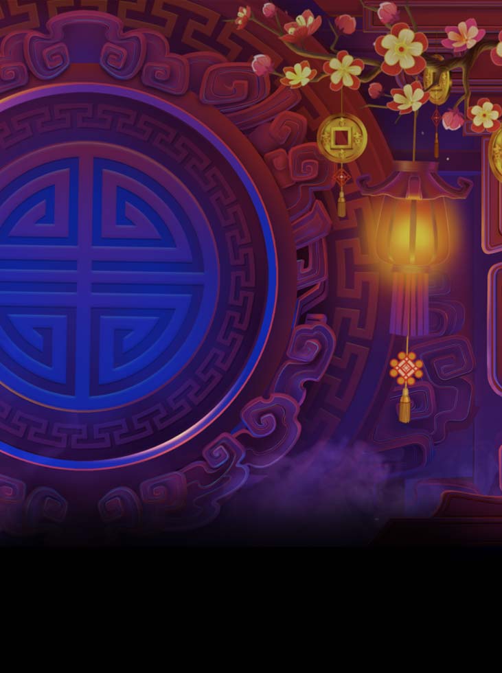 Lion Riches game background artwork